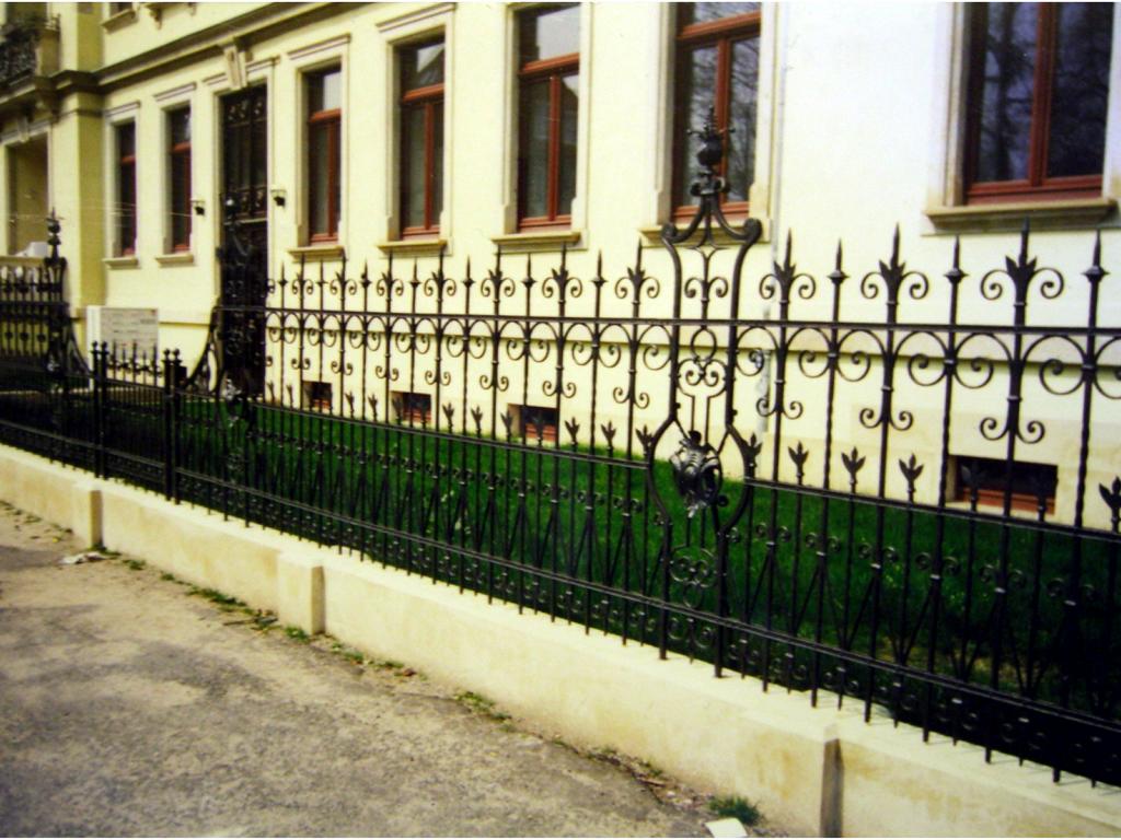 Restauration schmiedeieserne Zaun und Toranlage in Dresden
